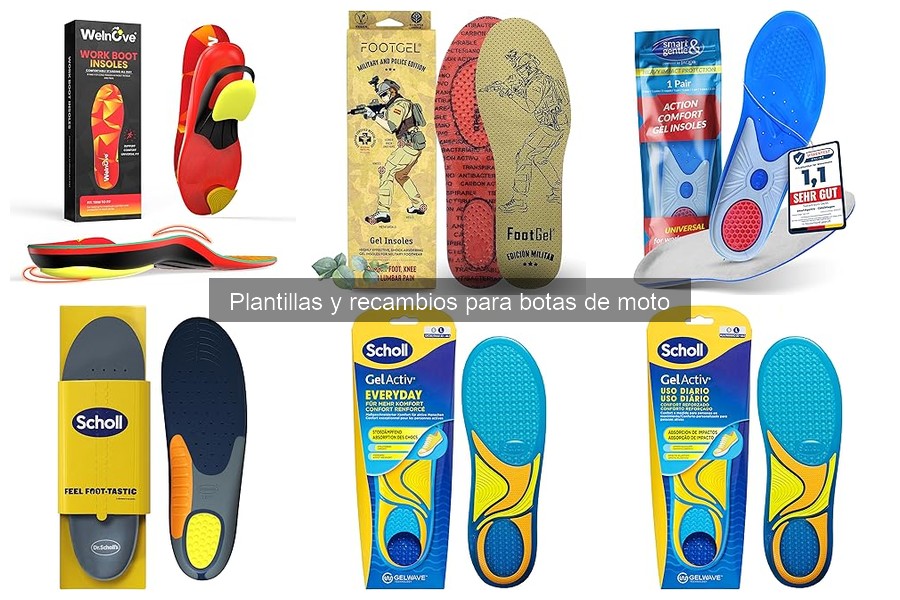 Comparativa de Plantillas para Botas de Moto: Mejores Marcas