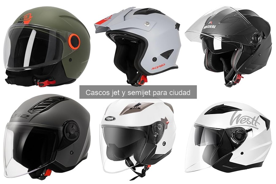 Comparativa de precios de cascos jet en tiendas online