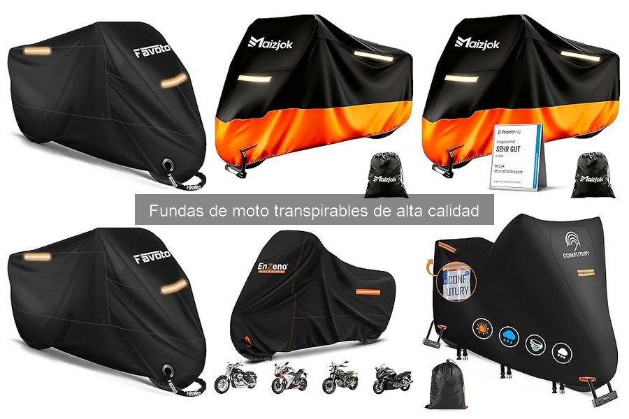 Comparativa de precios de las mejores fundas de moto transpirables