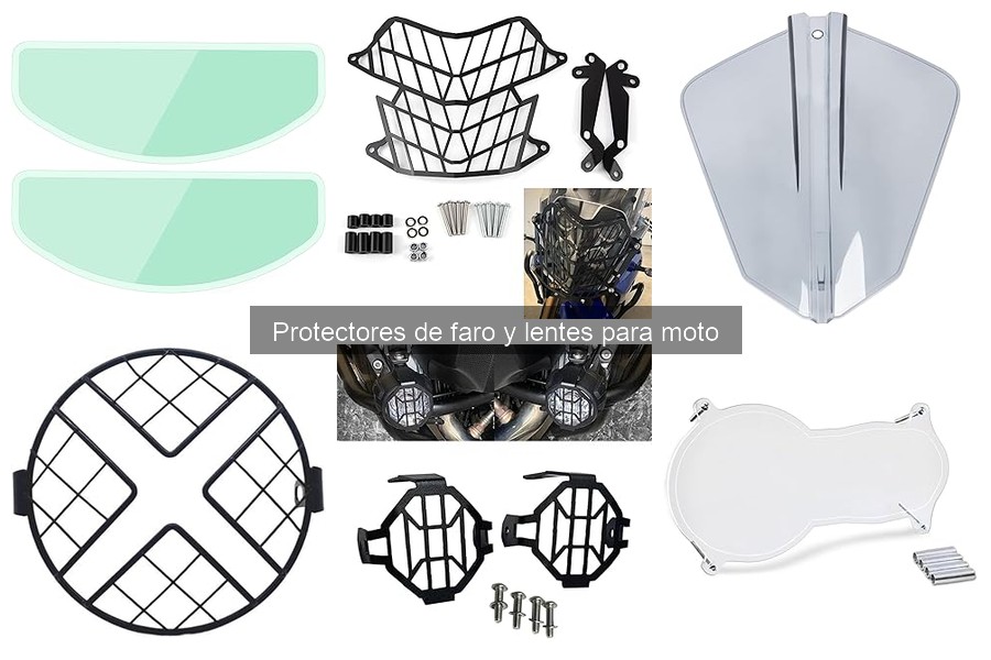 Comparativa de protectores de faro: marcas populares para motos