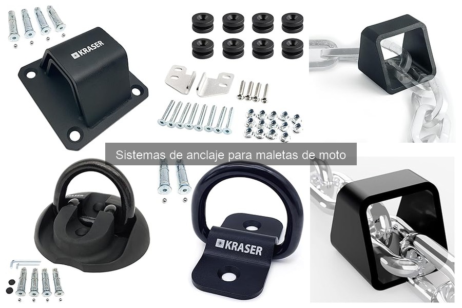 ** Comparativa de Sistemas de Anclaje para Maletas de Moto