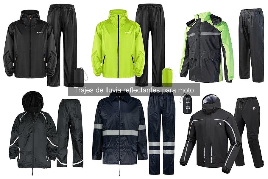 Comparativa de Trajes de Lluvia Reflectantes para Moto