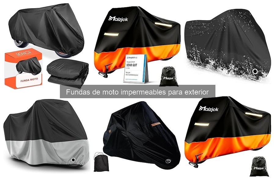 Comparativa: Fundas de moto impermeables vs no impermeables