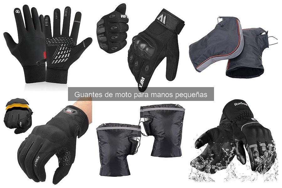 Comparativa: Guantes de moto de cuero vs sintéticos para manos pequeñas