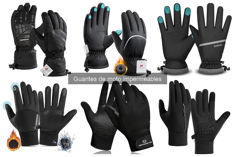 Comparativa: Guantes de moto impermeables vs. de cuero