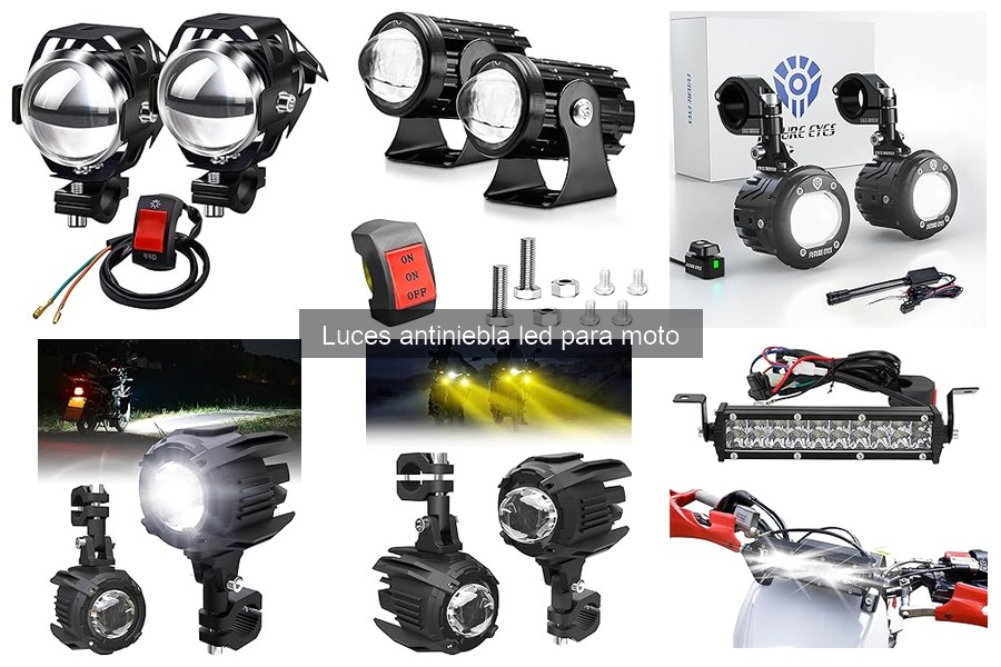 Comparativa Luces Antiniebla LED vs Halógenas para Moto