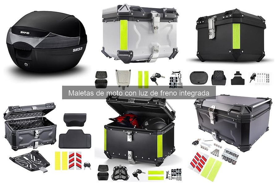 Comparativa: Maletas de moto con y sin luz de freno integrada