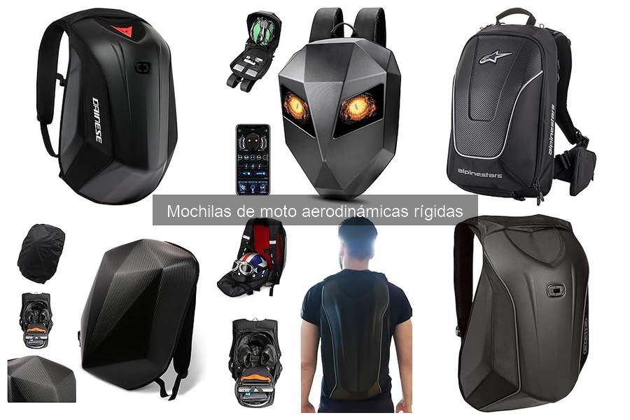 Comparativa: Mochilas Rígidas vs Suaves para Moto
