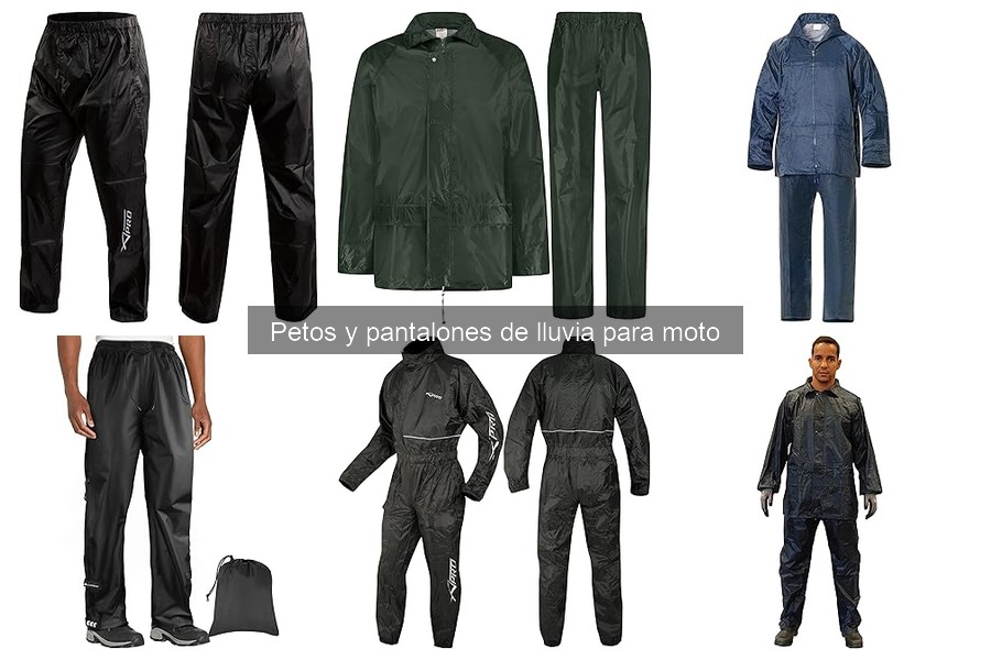 Comparativa: Petos vs Pantalones de Lluvia para Moto