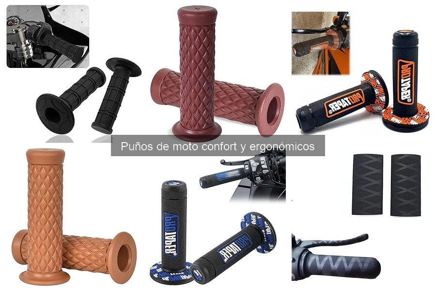 Comparativa: Puños de moto de goma vs. espuma