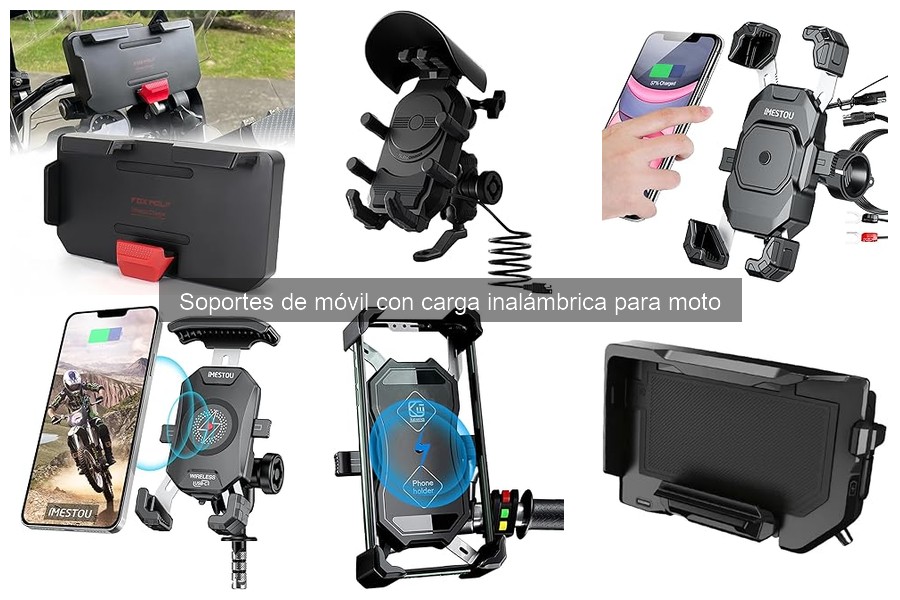 Comparativa Soportes Móvil Inalámbricos vs Convencionales para Moto