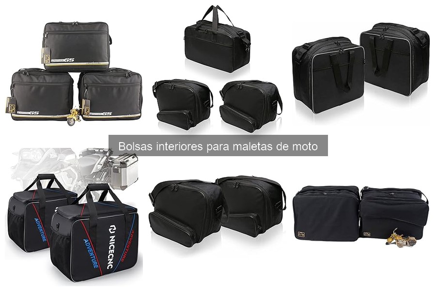 Compatibilidad de Bolsas Interiores en Maletas de Motos