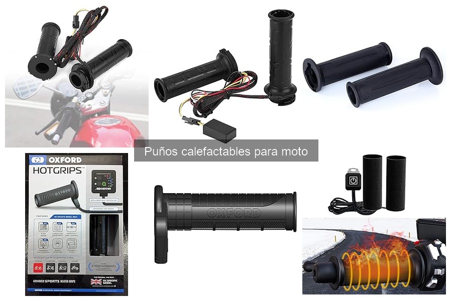 Conoce los tipos de puños calefactables para moto