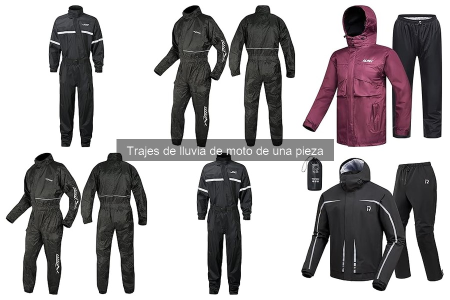 Consejos para usar tu traje de lluvia de moto de una pieza