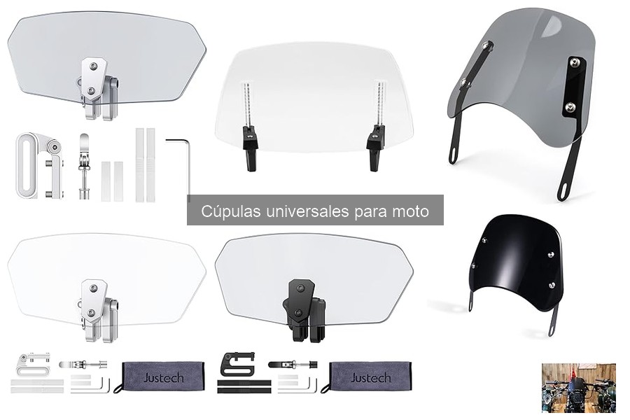 ¿Cuánto cuesta una cúpula universal para moto? Precios y ofertas
