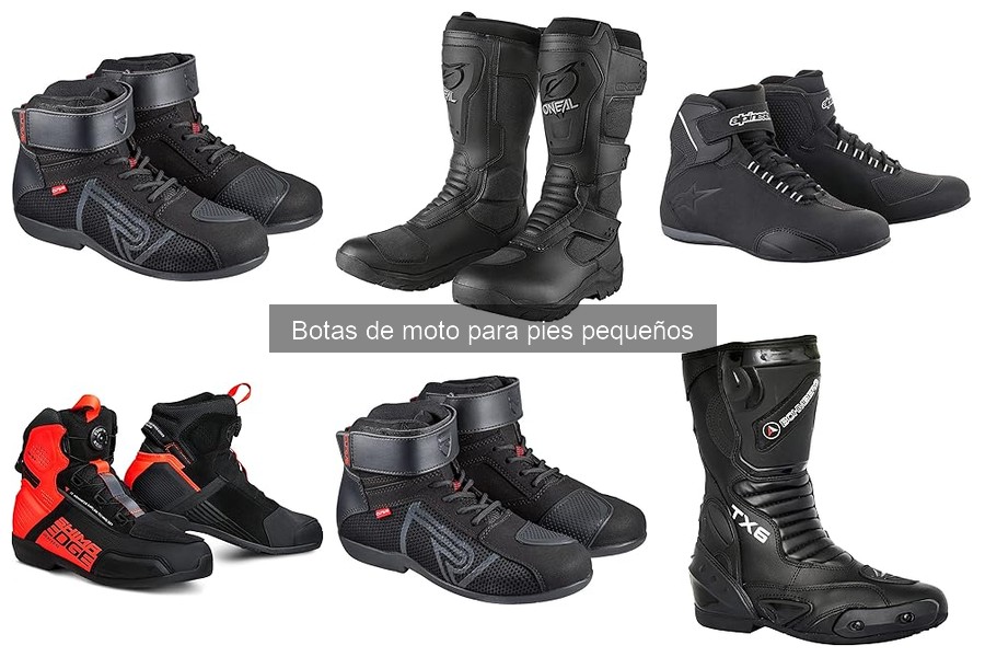 ¿Cuánto cuestan las botas de moto para pies pequeños?