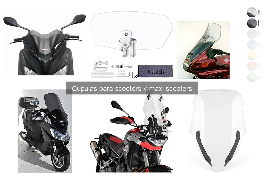 Cúpulas de scooter: elige según tu altura