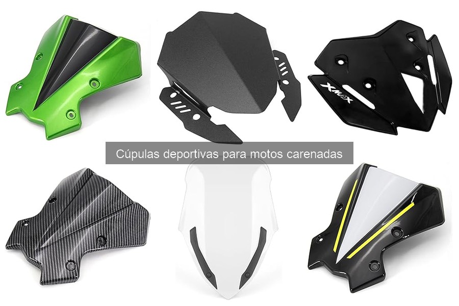 Cúpulas deportivas: mejora tu experiencia en la moto