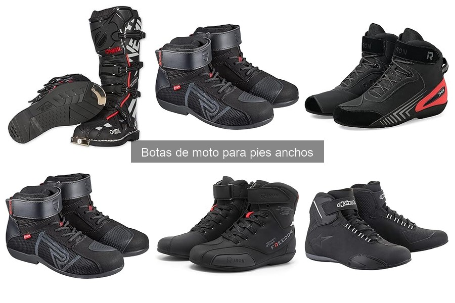 Descubre las Mejores Botas de Moto para Pies Anchos