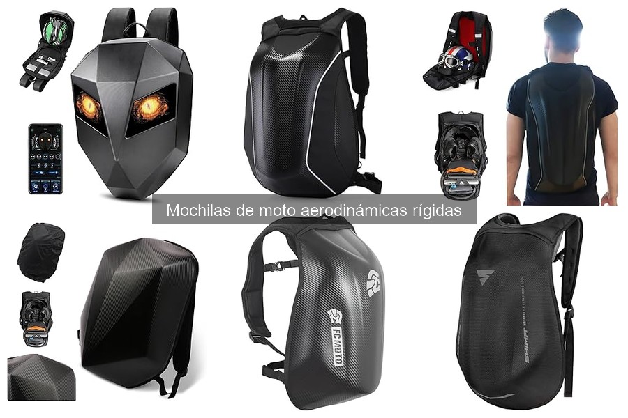 Descubre las mochilas de moto aerodinámicas rígidas