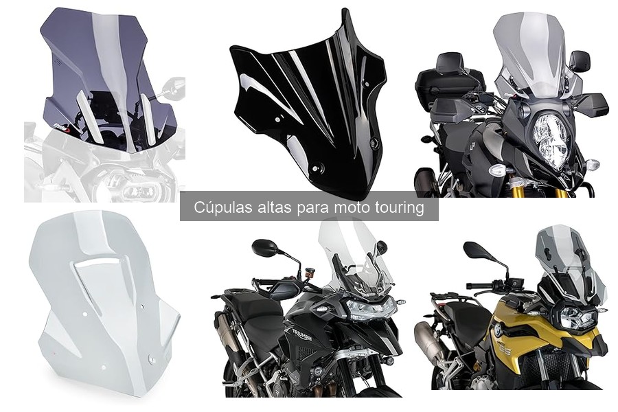 Desventajas de las cúpulas altas para moto touring