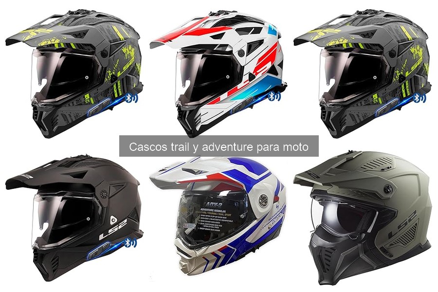 Diferencias entre cascos integrales y trail/adventure
