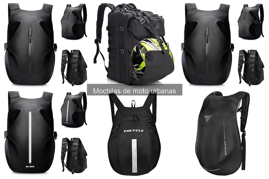 Diferencias entre mochilas urbanas y de touring para moto