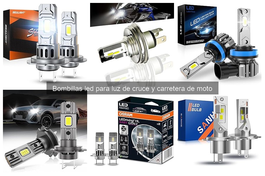 Dónde comprar bombillas LED para motos baratas y bien valoradas