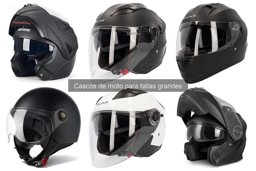 Dónde comprar cascos de moto para tallas grandes