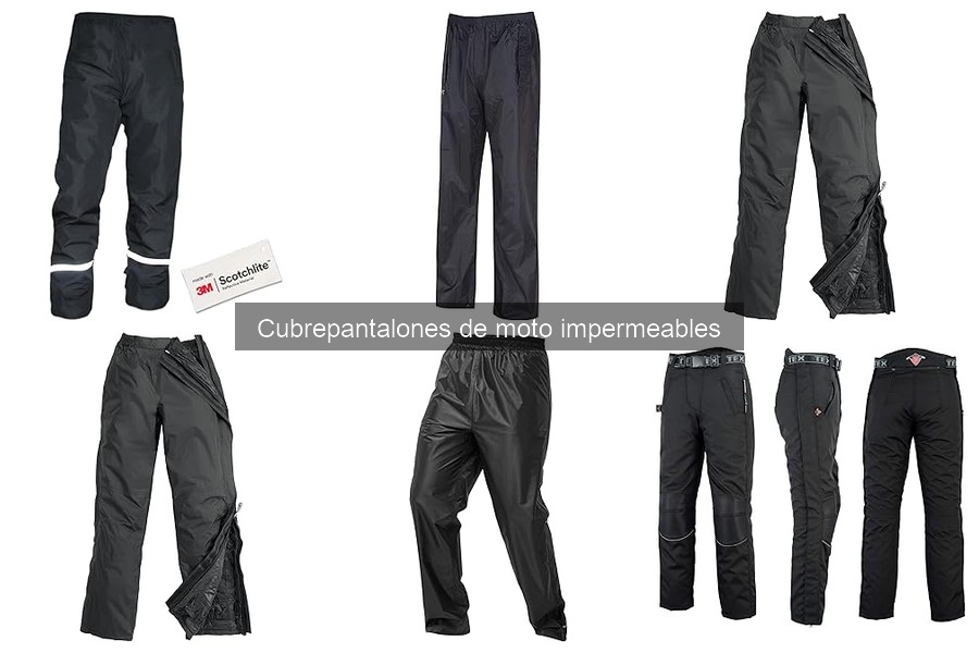 Dónde comprar cubrepantalones de moto impermeables baratos