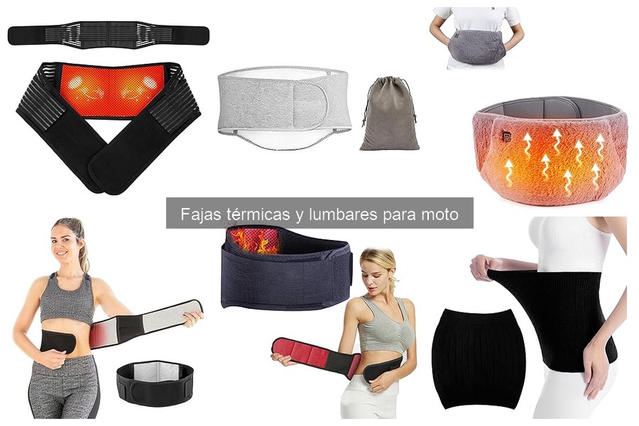 Dónde comprar fajas térmicas y lumbares para moto