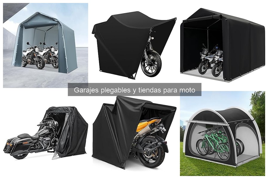 Dónde comprar garajes plegables para motos: ofertas y tiendas