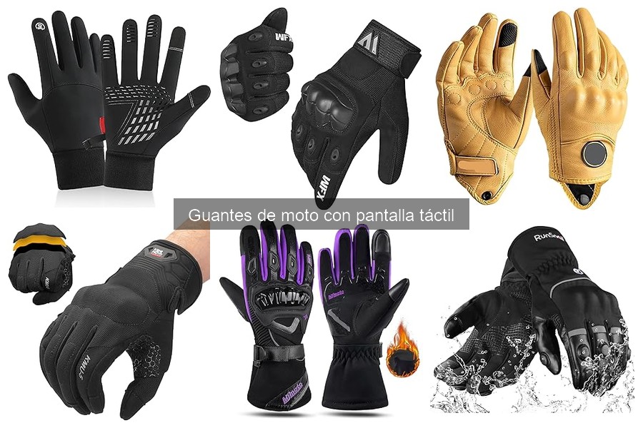Dónde comprar guantes de moto con pantalla táctil baratos