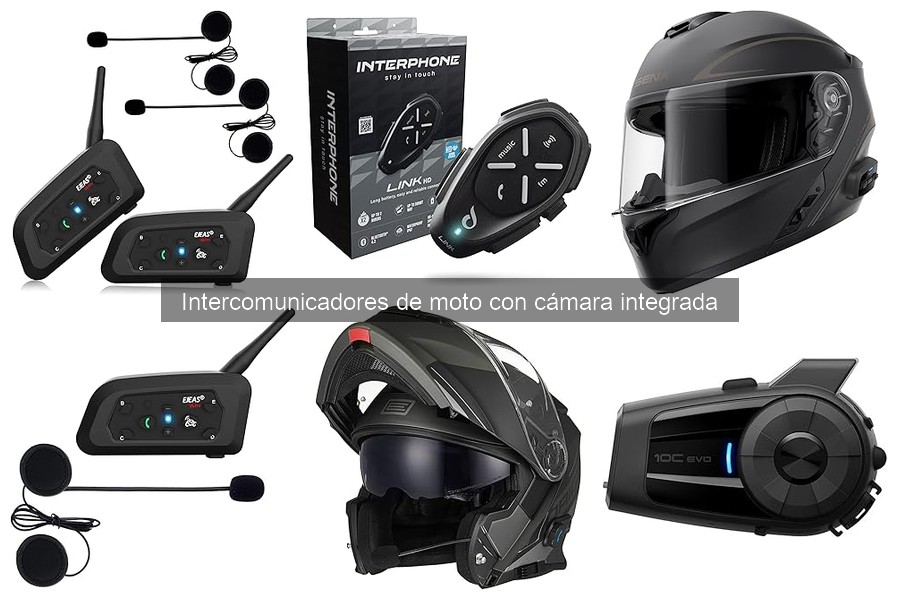 Dónde comprar intercomunicadores de moto con cámara integrada