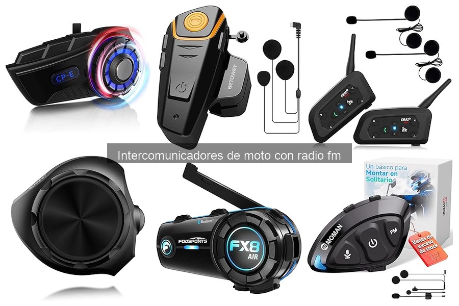 Dónde Comprar Intercomunicadores de Moto con Radio FM
