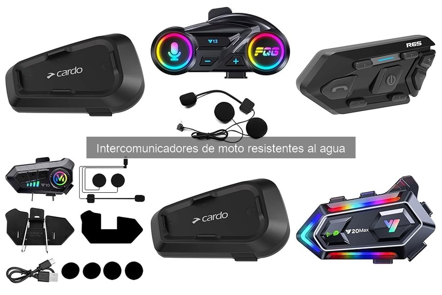 Dónde comprar intercomunicadores de moto resistentes al agua