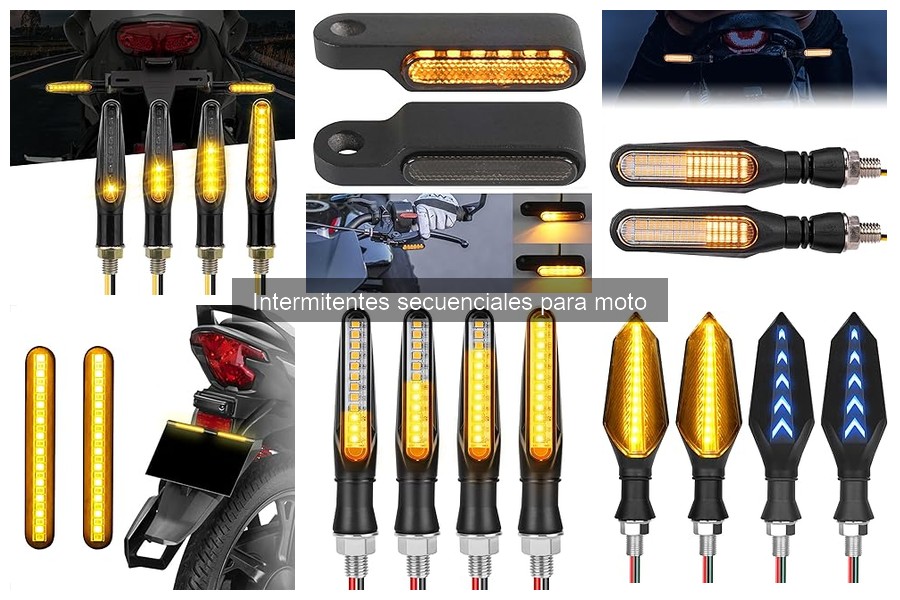 Dónde comprar intermitentes secuenciales para moto