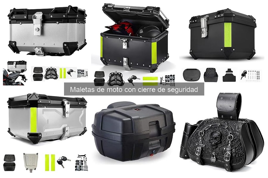 Dónde comprar maletas de moto con cierre de seguridad