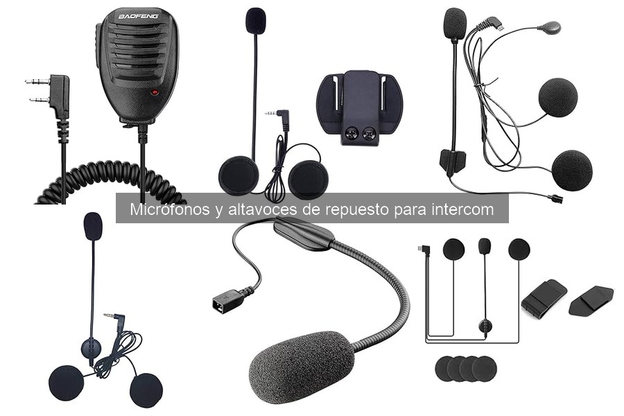Dónde comprar micrófonos y altavoces de repuesto para intercom