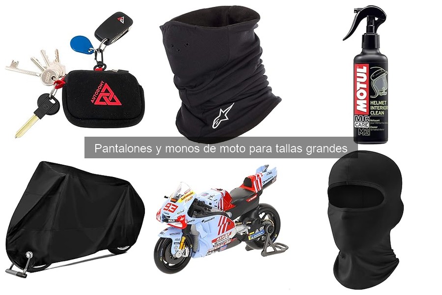 Dónde comprar pantalones y monos de moto para tallas grandes