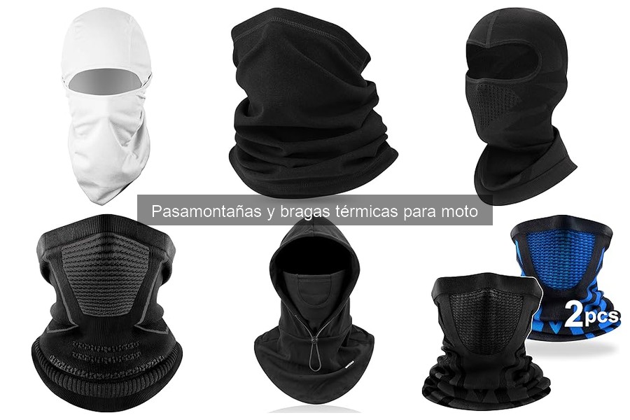 Dónde comprar pasamontañas y bragas térmicas para moto