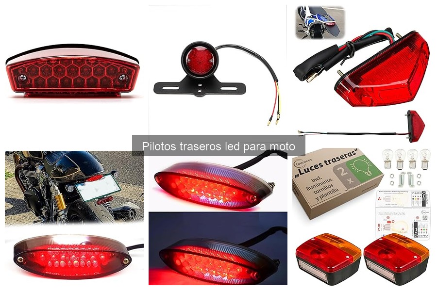 Dónde comprar pilotos traseros LED para moto: mejores tiendas