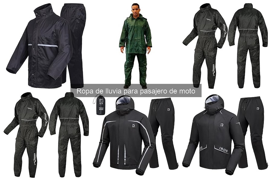 Dónde comprar ropa de lluvia para pasajeros de moto
