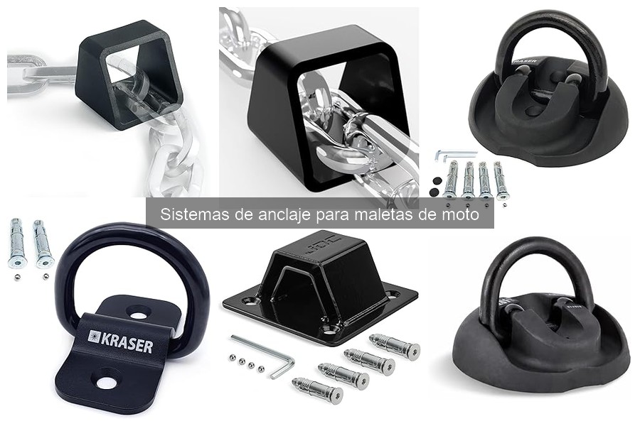 Dónde comprar sistemas de anclaje para maletas de moto baratos