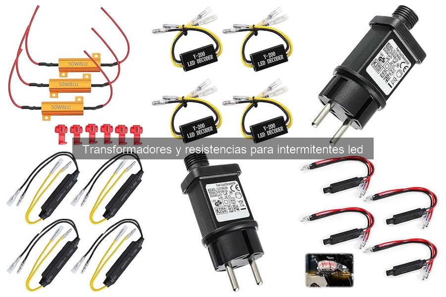 Dónde comprar transformadores y resistencias para intermitentes LED