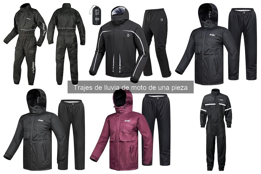 Dónde comprar un traje de lluvia de moto de una pieza