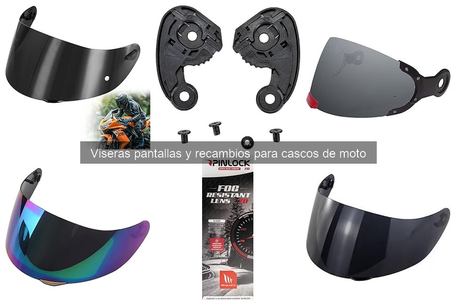 Dónde comprar viseras para cascos de moto: tiendas recomendadas