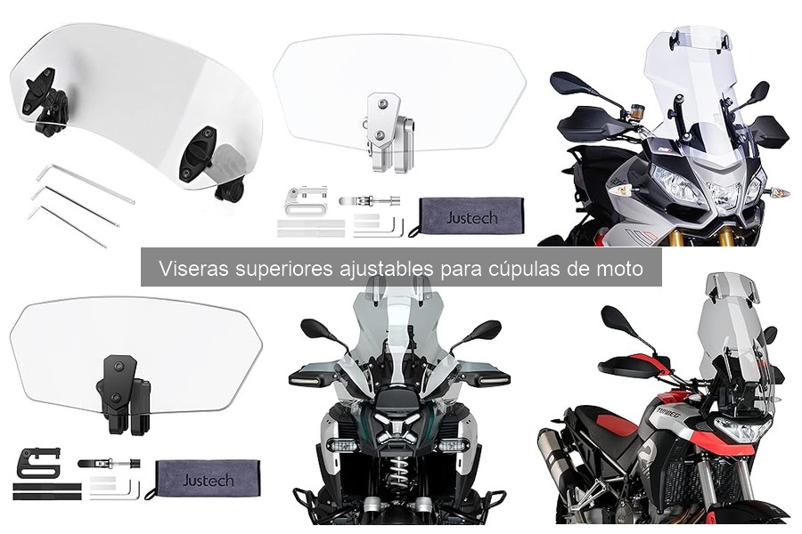 Efecto del clima en viseras ajustables de moto