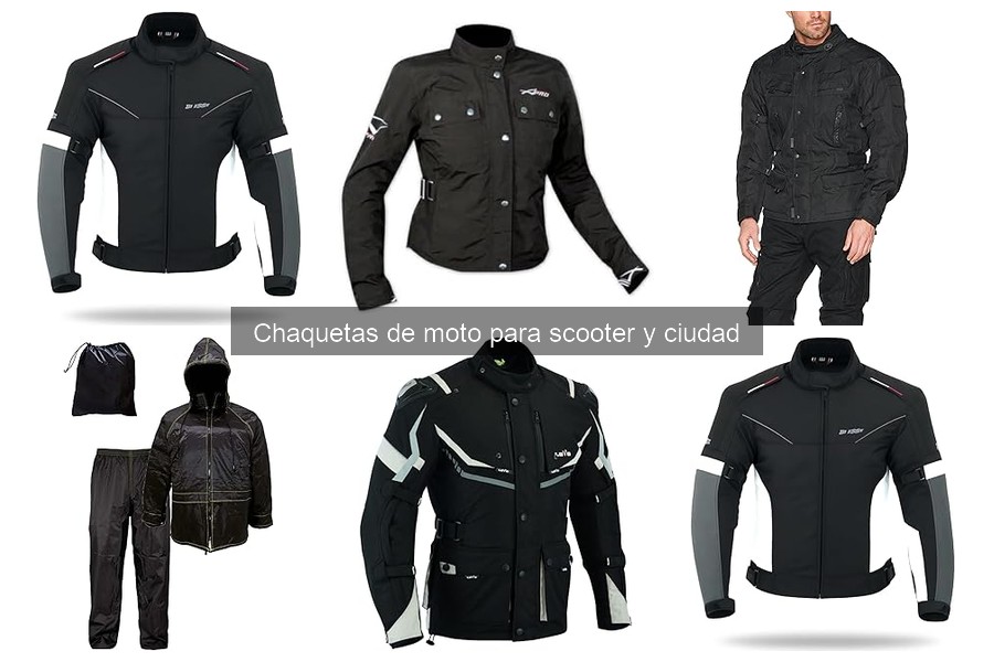 Elementos esenciales en chaquetas de moto para scooter y ciudad