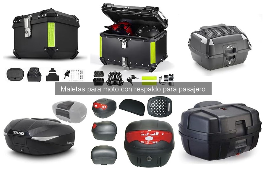 Errores comunes al elegir maletas para moto con respaldo